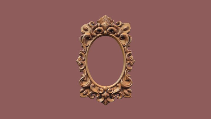 Mirror Frame 004 3D Model