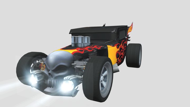hot wheels bone shaker – Gratis 3D-model STL