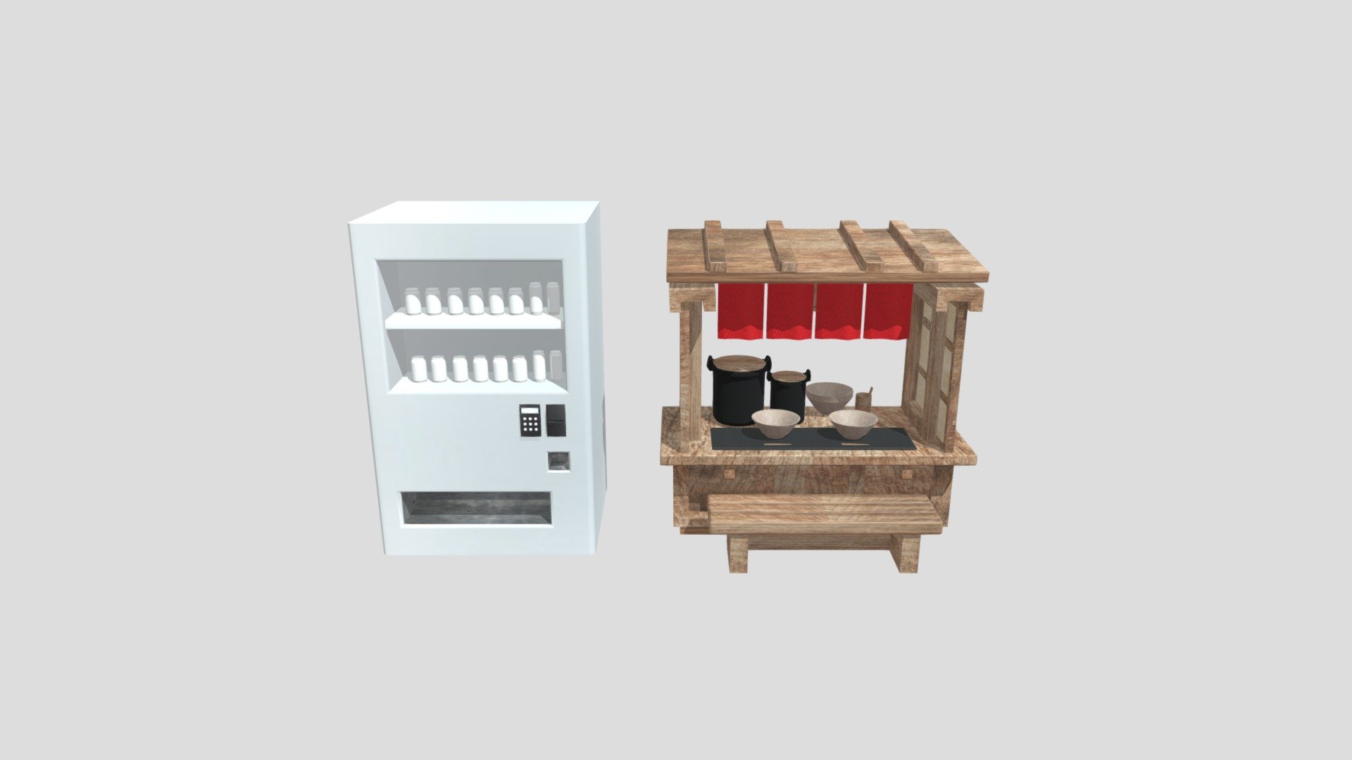 Ramen Stand/ Vendor Arnold Shaders