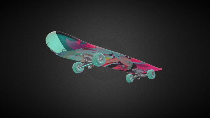 Skateboard (Substance Challenge) 3D Model