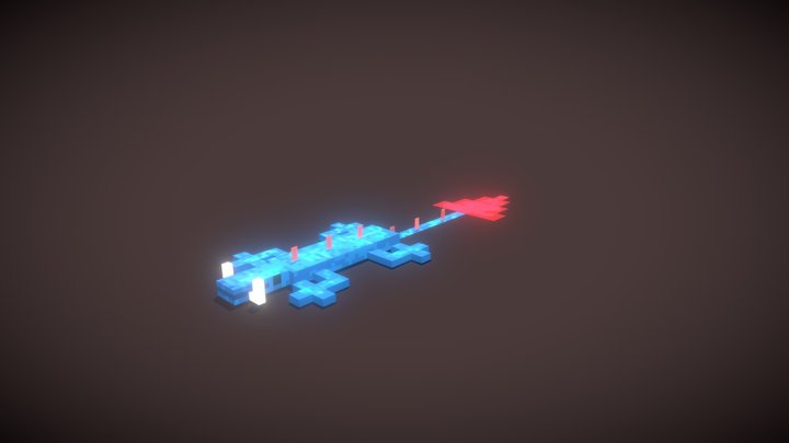 Rare Lizard 3D Model