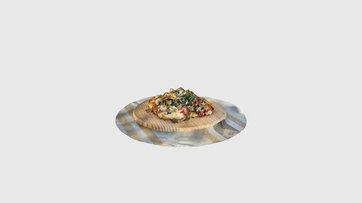handmade pizza 3D Model