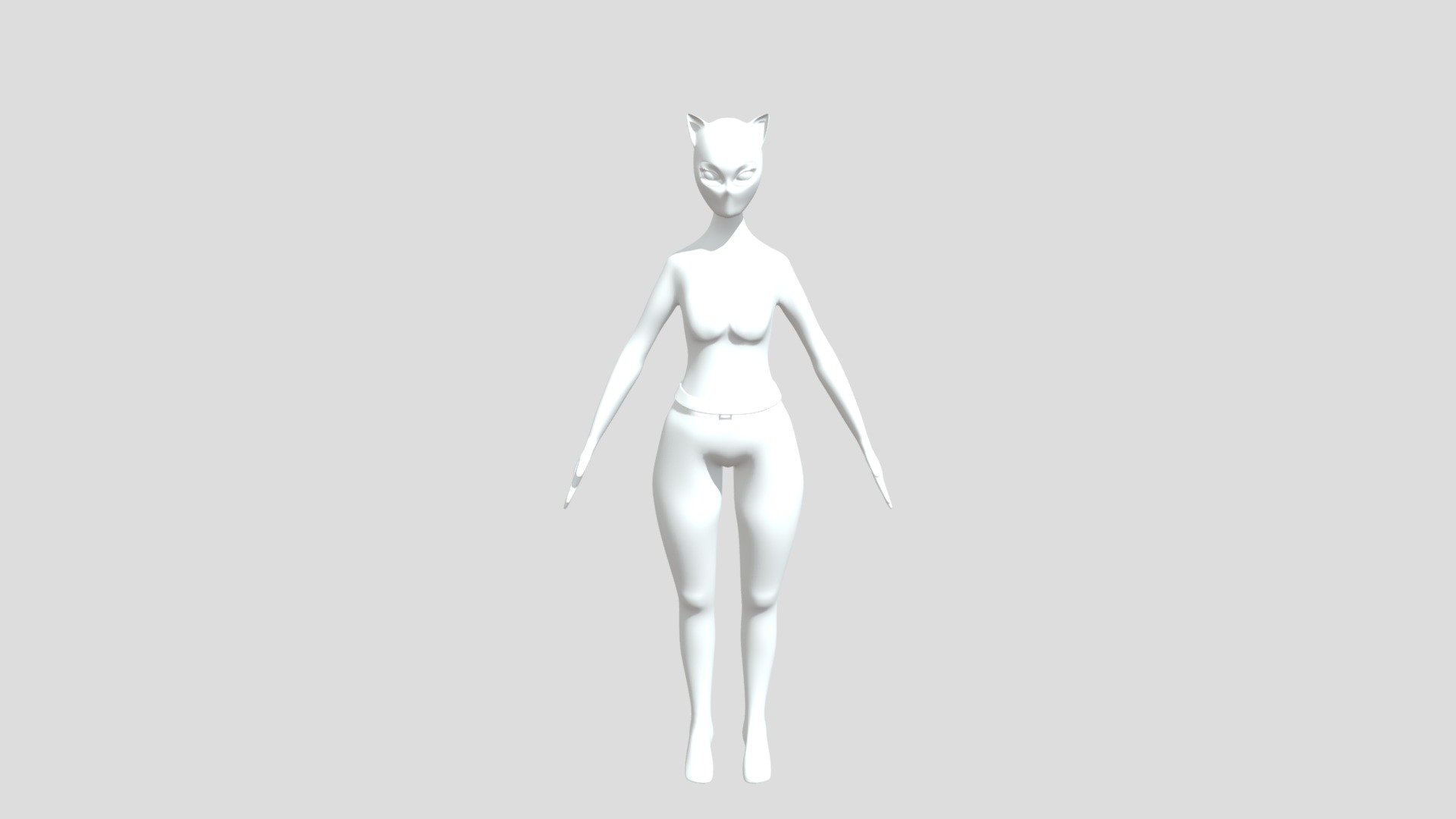 Cat Girl Model - Download Free 3D model by UAR Creations (@uarcreations ...