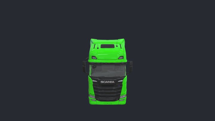 scania_green_optimized 3D Model