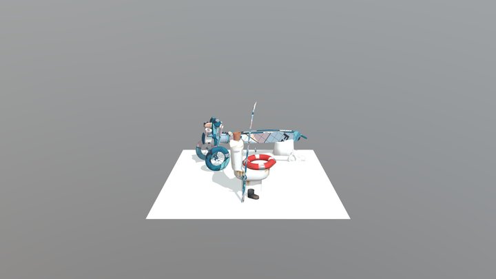 3D1_2526_ANI10E_Bertels_Nette_Unwrap_2MoreSimple 3D Model