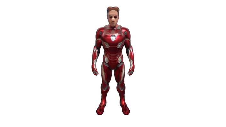 Human-like armored suit with advanced technolog 3D Model