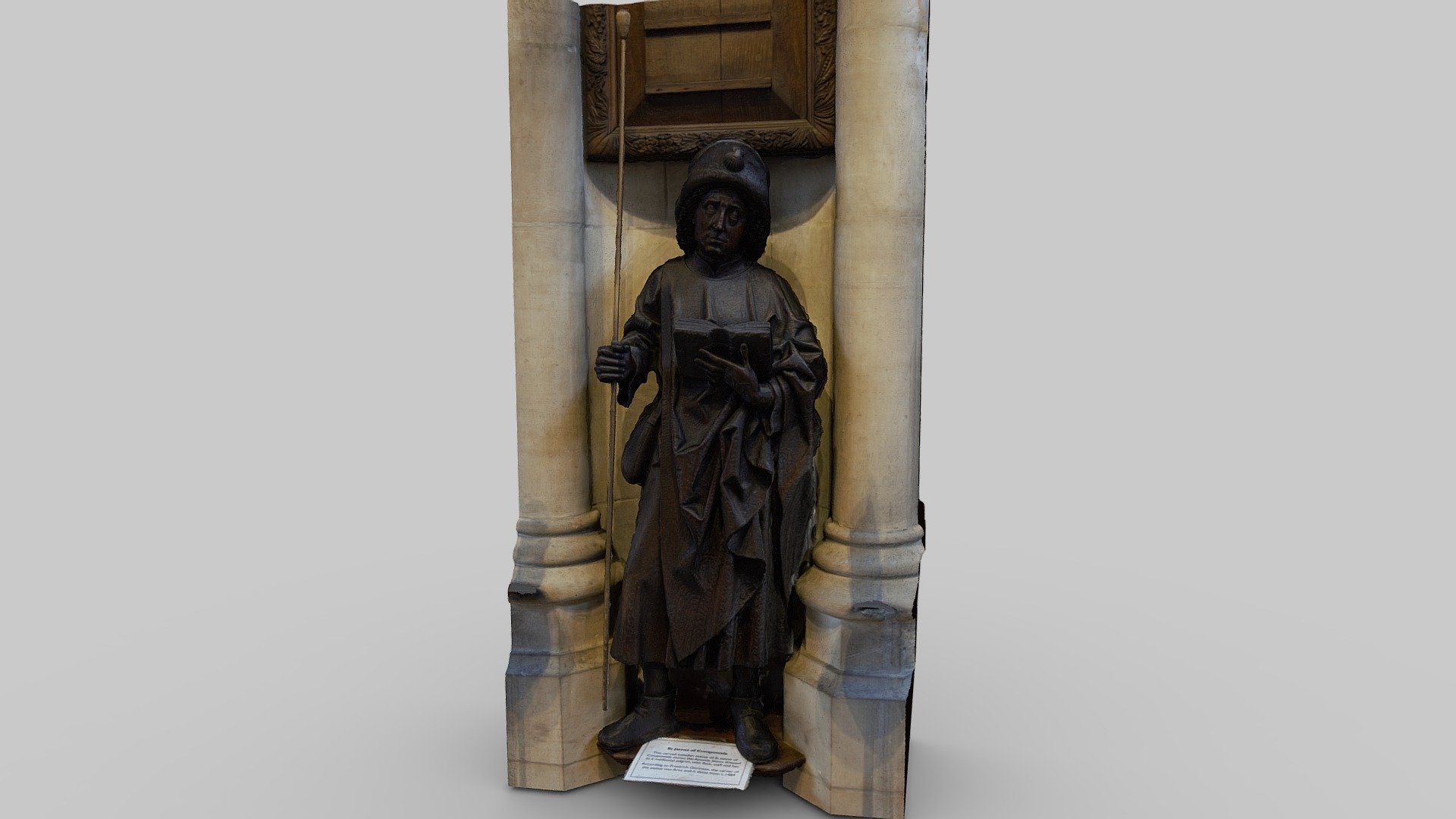St James Of Compostela Statue — Sketchfab embed 3D viewer