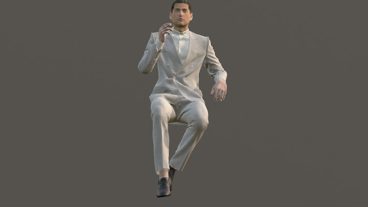 Men suit 3D Model