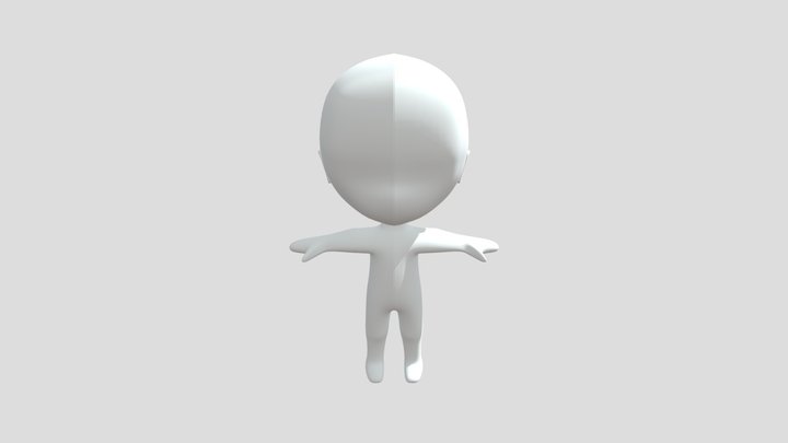 Bonhomme_Maya_OBJ 3D Model