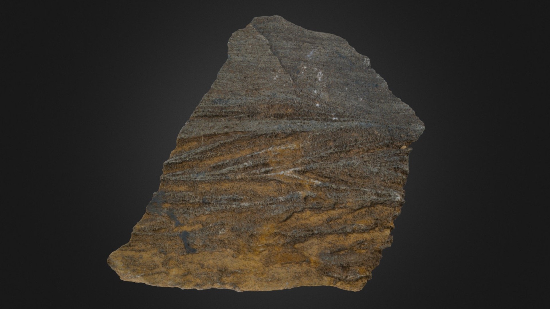 Trough cross-bedded sandstone