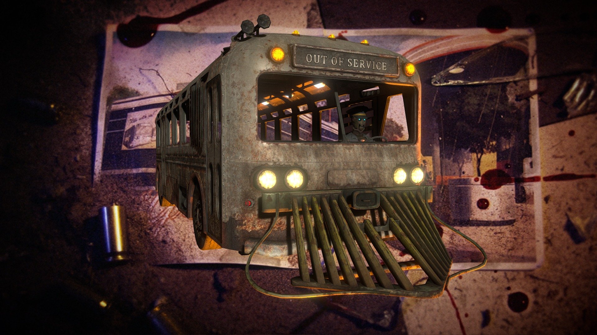 Call of Duty BO2 - Tranzit Bus - Download Free 3D model by Zorg ...