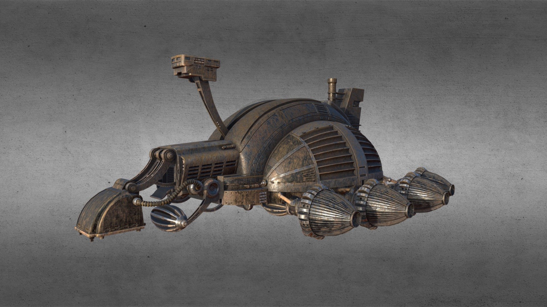 Dune Spice Harvester - 3D model by PlattIntroTo3d [d2ccc91] - Sketchfab