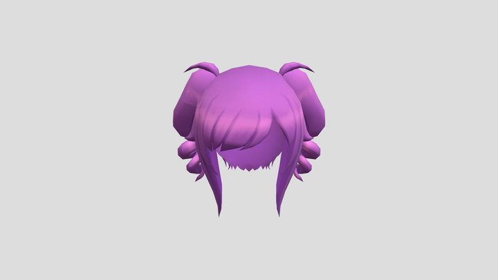 KokonaTownHairRigged 3D Model