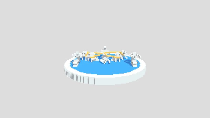 奇美博物館前噴水池 3D Model