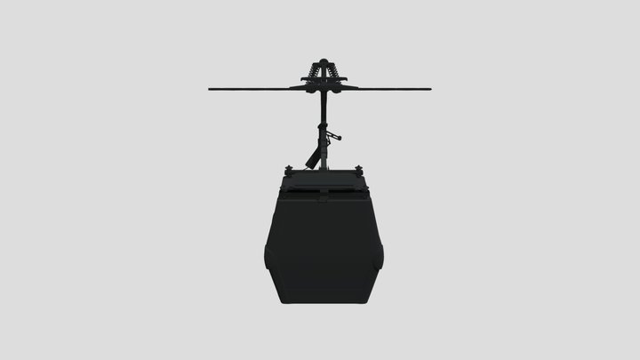 Cable car 3D Model