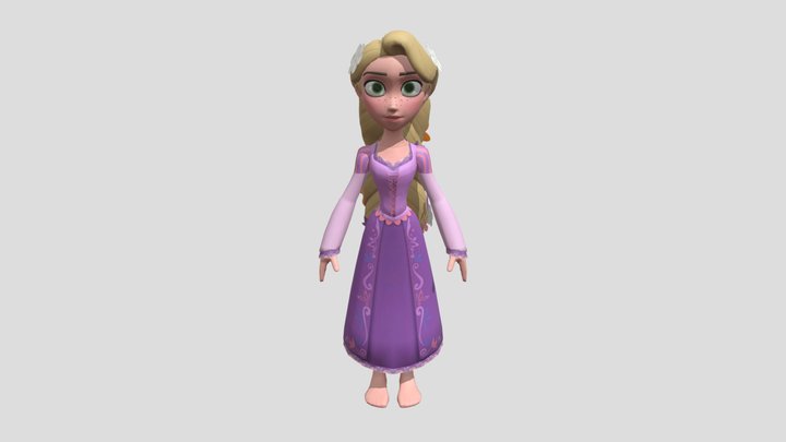 Disney Infinity1- Tangled Rapunzel – Modelo 3D gratuito STL
