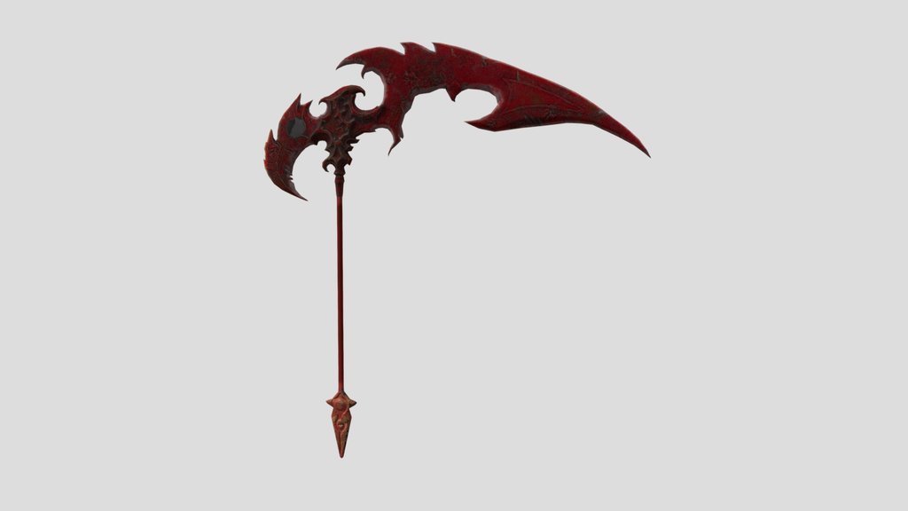 weapon staff  scythe