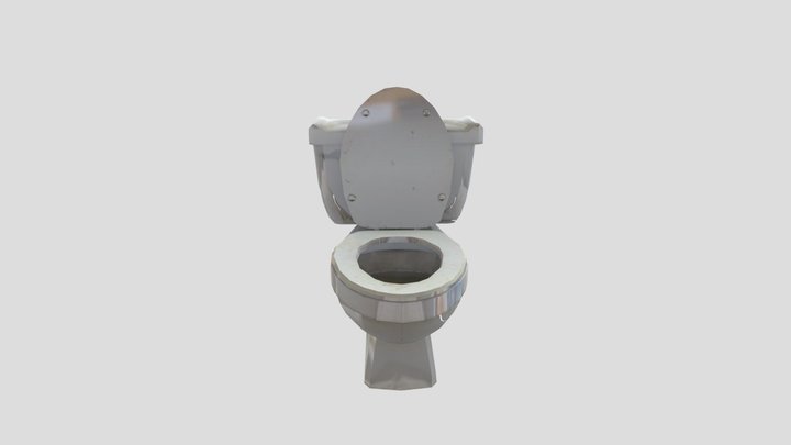 Skibidi toilet, toilet model 3D Model