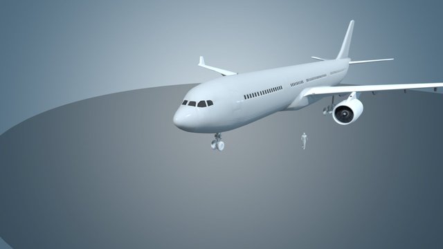 SAS A330 3D Model
