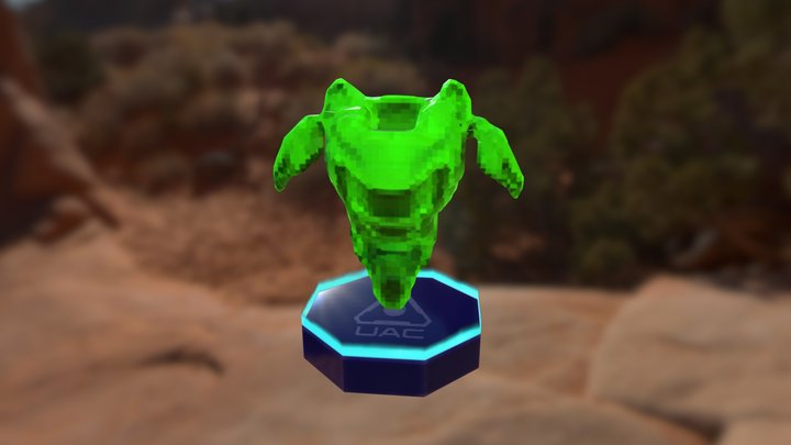 Doom Armor Diorama 3D Model