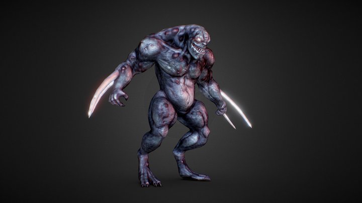 Monster Game assets 3D Model