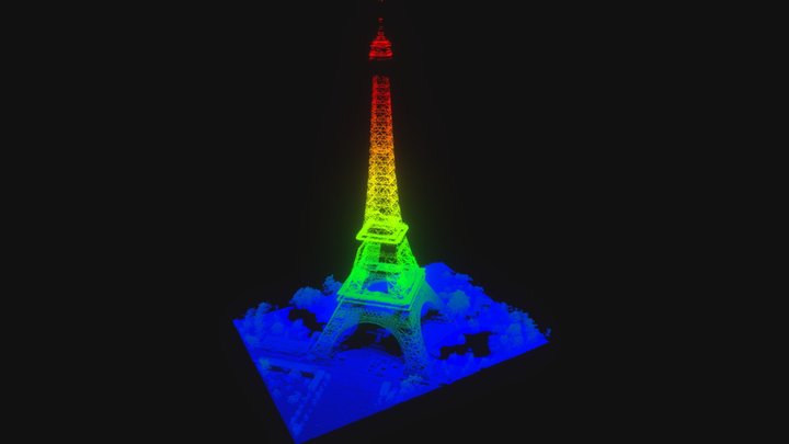 Eiffel Tower - Paris/France – Kostenloses 3D-Modell STL