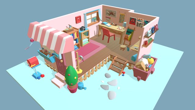 My roommmmmmmm 3D Model