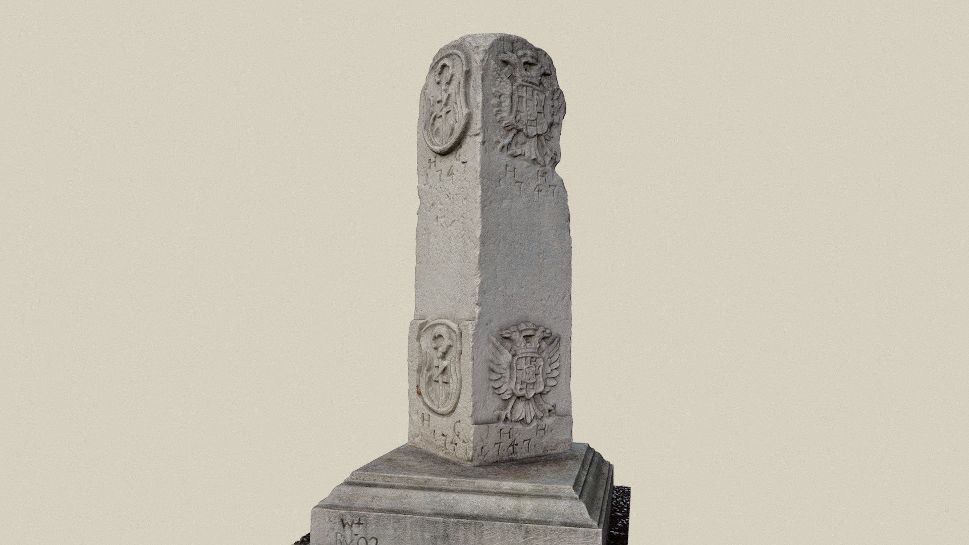 Grenzstein — Sketchfab embed 3D viewer