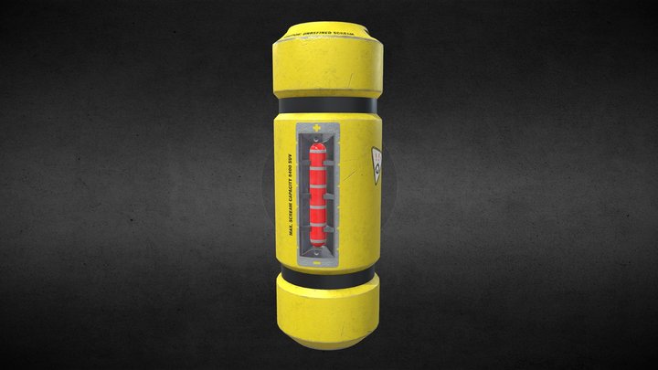 Scream Canister - Monsters Inc. 3D Model