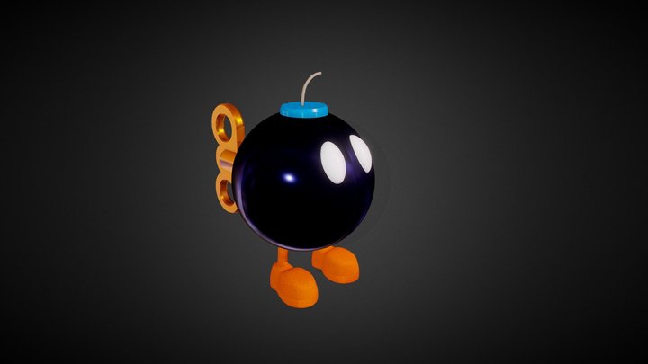 Bob Omb - Super Mario 64 3D Model