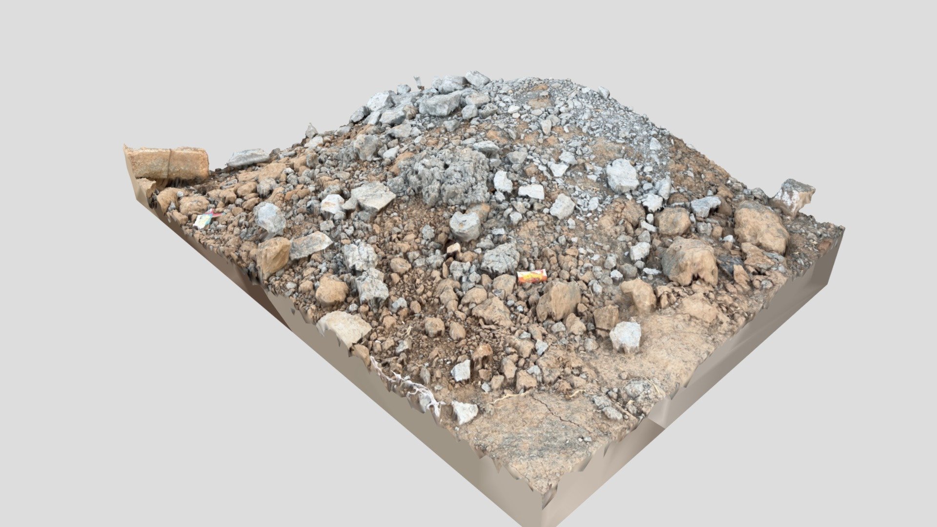Stones/ Cement Rubble Pile - Download Free 3D model by ahmedsaeedmirza ...
