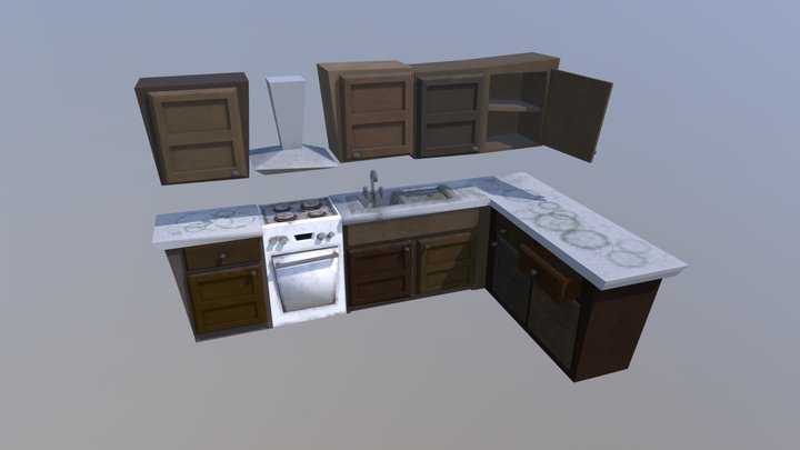 build-in kitchen 3D Model
