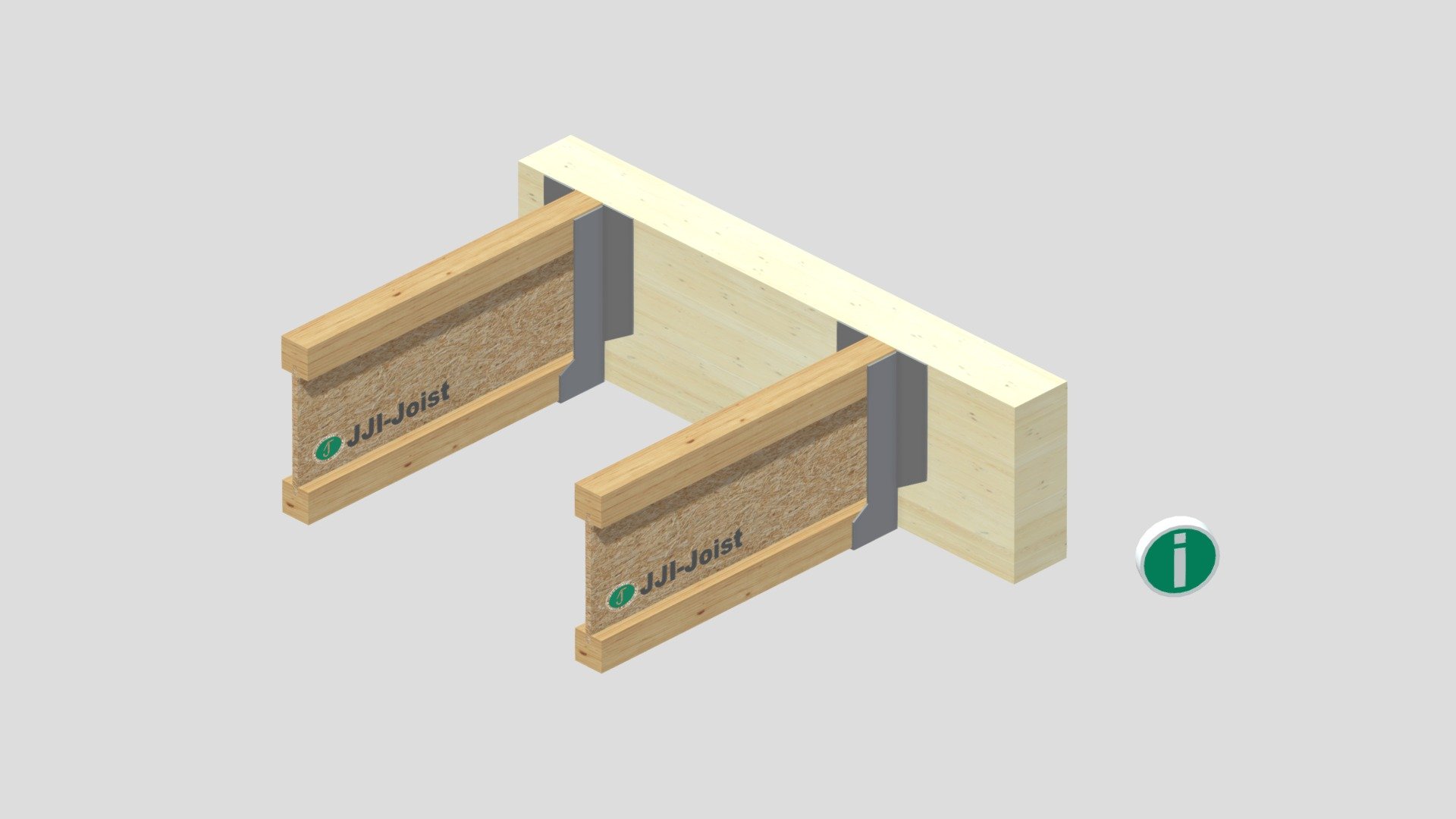 F18 | JJI-Joist to engineered timber - 3D model by JamesJonesTSD ...