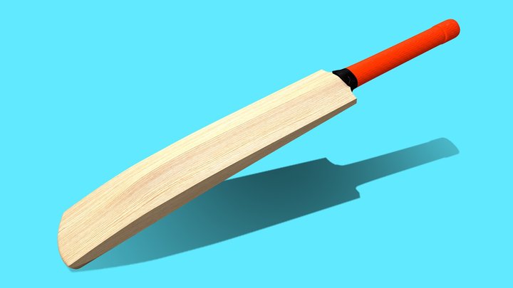 Cricket Bat(Sports) 3D Model