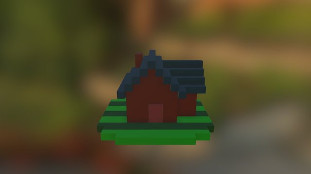 Tutorial House in Voxels (Tutorial #9) 3D Model