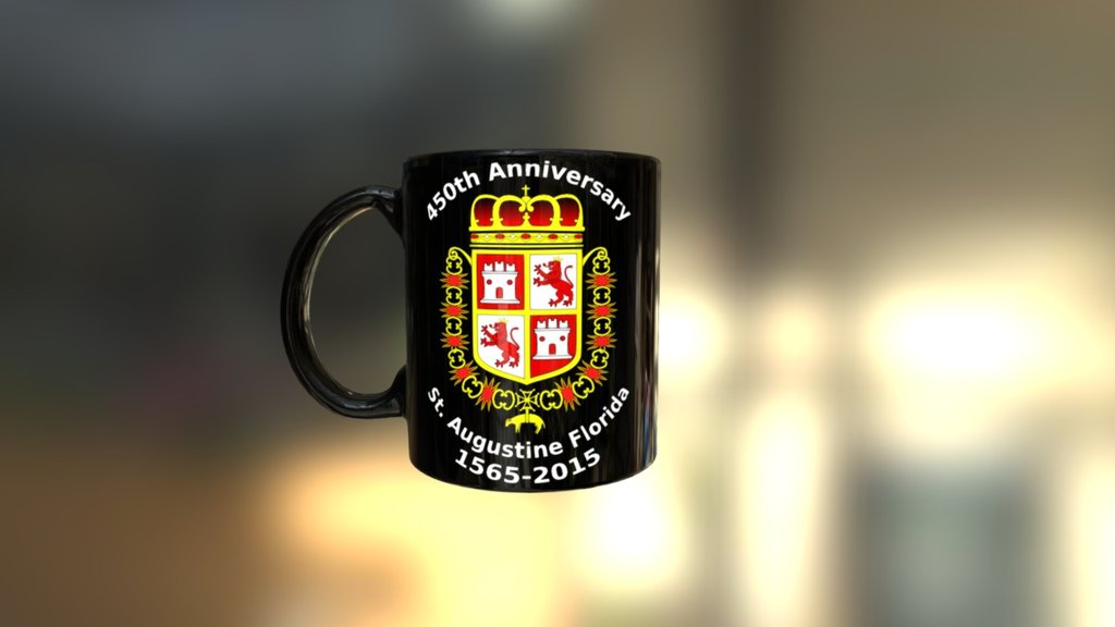 450th Anniversary of St. Augustine Coffee Mug