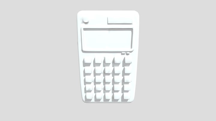 Calcolatrice 3D Model