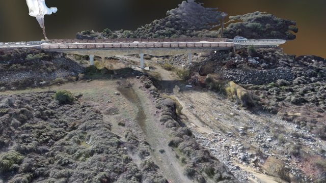 Santiago Creek Bridge 3D Model