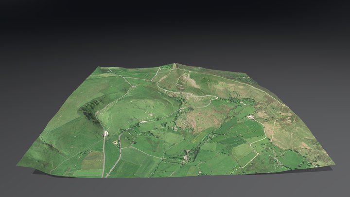 Mam Tor landslide, Derbyshire 3D Model