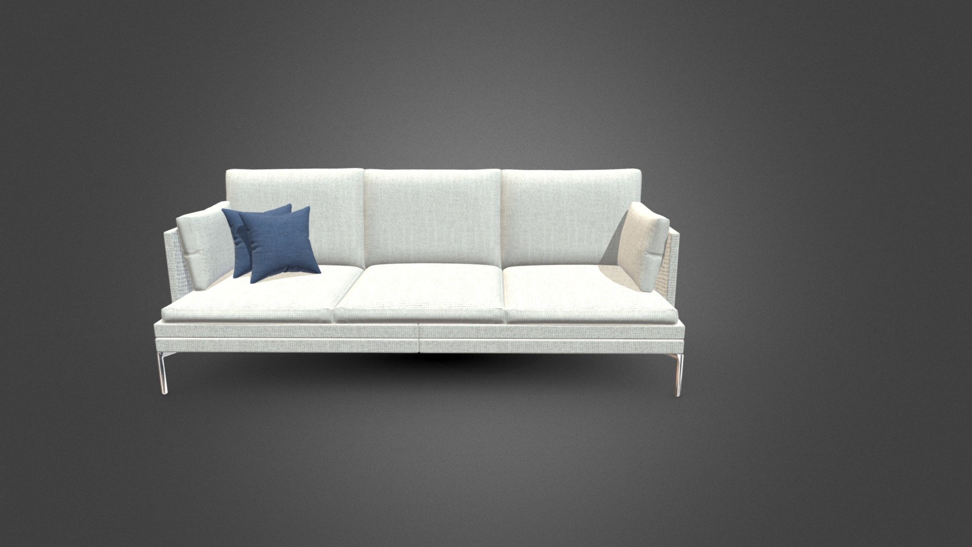 Couch - 3D model by Praneeth (@praneeth21) [d2dc427] - Sketchfab
