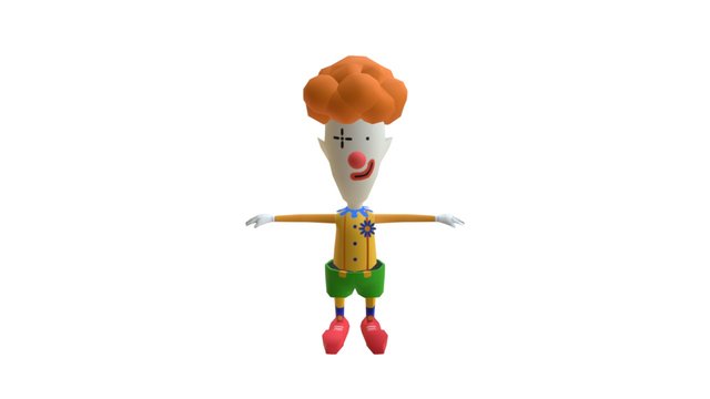 Clown 3 3D Model