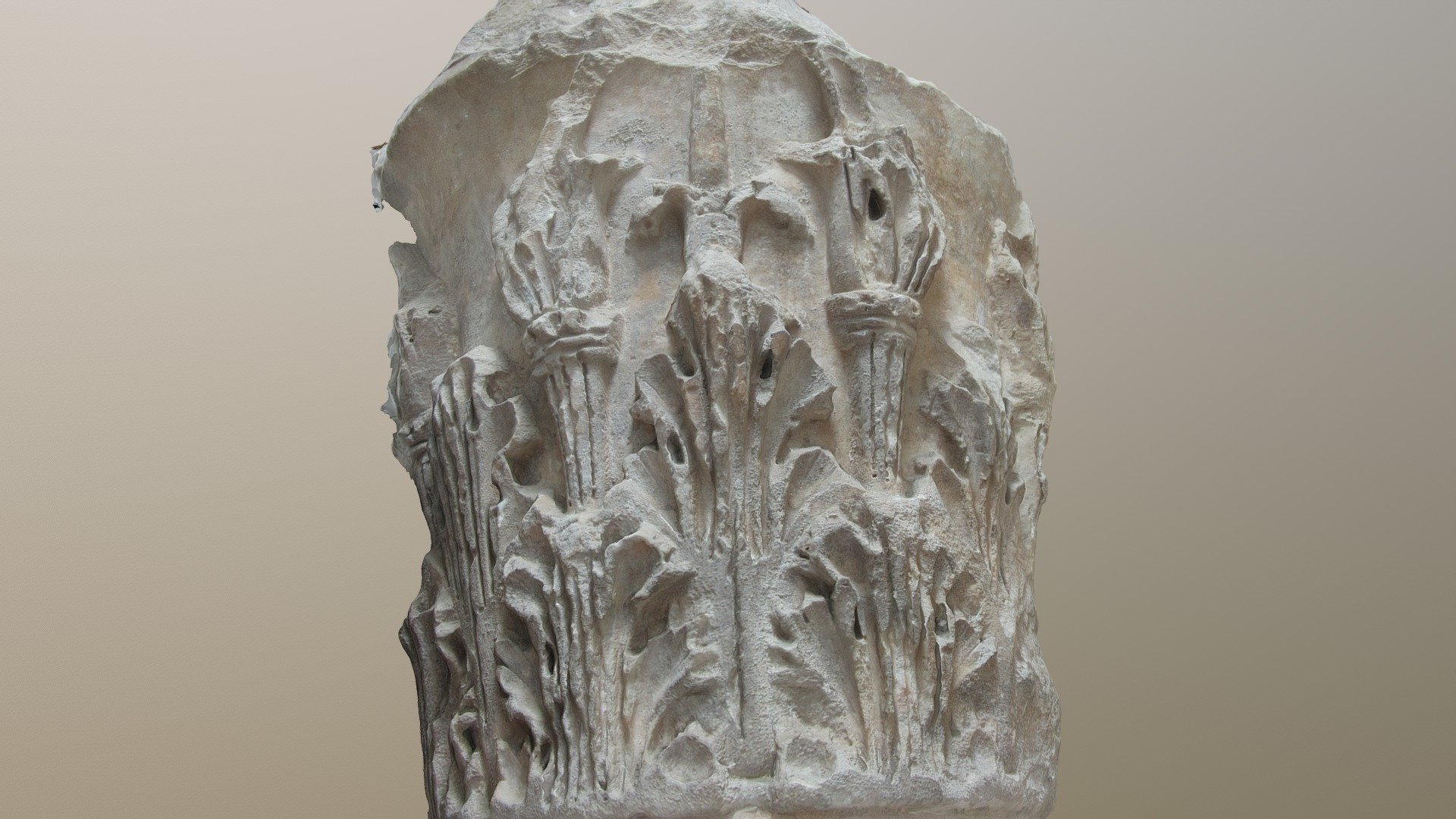 Corinthian capital of a public Roman building