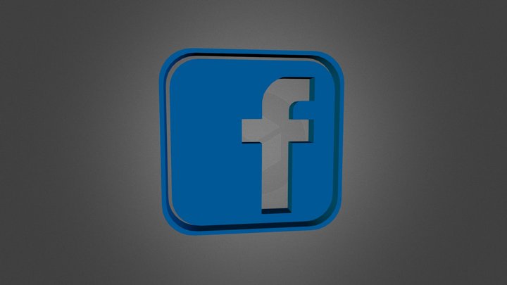 logo facebook 3D Model