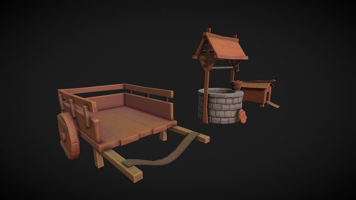 Stylized - Mini Pack Farm 3D Model