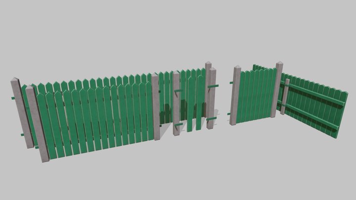 Fence_fixed for review 3D Model