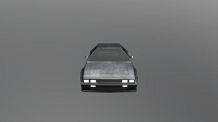 Delorean 3D Model
