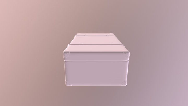 Suitcase Highpoly 3D Model