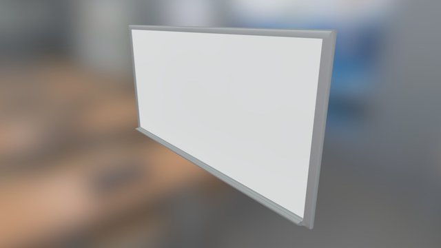 White Board 3D Model