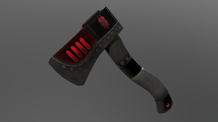 Marauder Hatchet V2. 3D Model