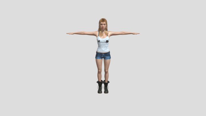mujer1 3D Model